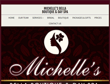 Tablet Screenshot of michelleshairboutique.com